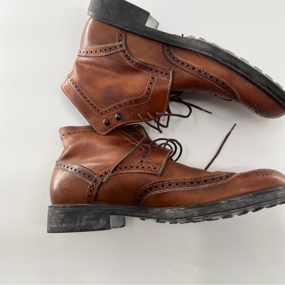 Vero Cuoio genuine leather boot , mens size 8 usa 41 European made in italy - Picture 3 of 6